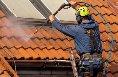 Démoussage et hydrofuge de toiture à Saint-Frégant